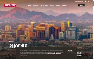 McCarthy Building Companies, Inc. of Phoenix website
