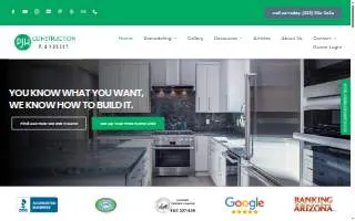 P. J. Hussey Construction website