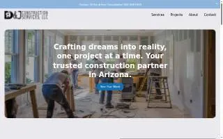 D&J Construction Services, LLC website