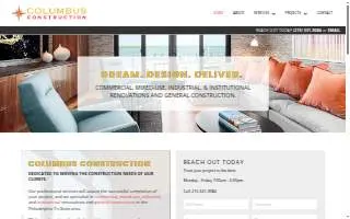 Columbus Construction Co website