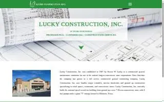 Lucky Construction Inc website