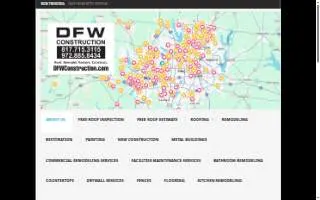 DFW Construction of Dallas website