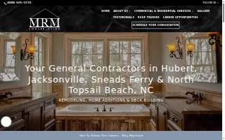 MRM Construction, LLC website