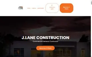 J. Lane Construction website