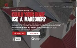 Columbus Construction LLC website