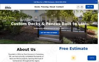 REC Construction LTD website