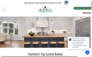 QC General Contractors website