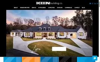 Keen Building Company website