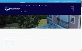 Celestial Construction website