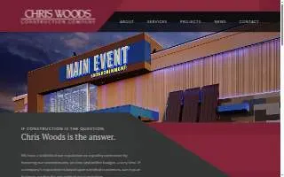 Chris Woods Construction Co. website