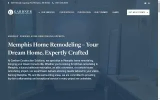 Gardner Construction Solutions website