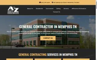 A to Z Construction Services LLC website