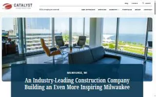 Catalyst Construction of Milwaukee website