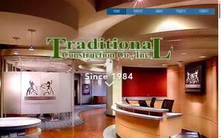 Traditional Construction Co website
