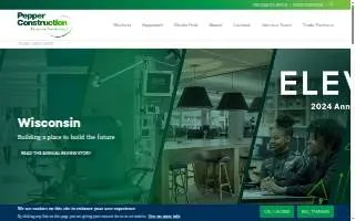 Pepper Construction Company website