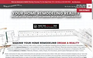 Reality Construction LLC website