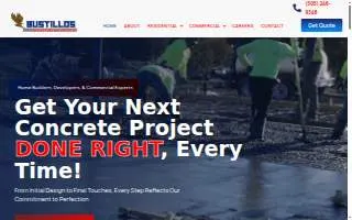 Bustillos Construction Inc website