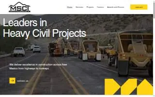 Mountain States Constructors website