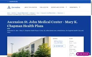 Ascension St. John Medical Center - Mary K. Chapman Health Plaza website