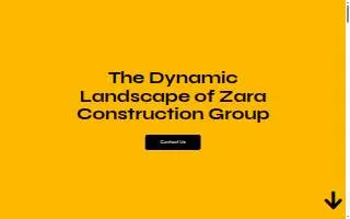 Zara Construction website