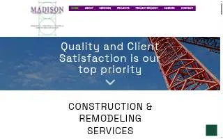 Madison Construction Group Inc. of Miami website