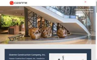Ozanne Construction Co Inc of Cleveland website