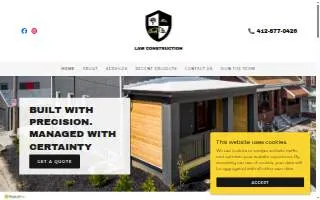 Law Construction website