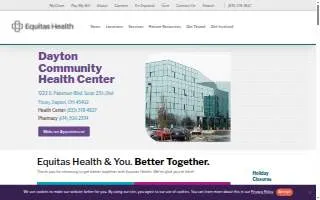 Equitas Health Dayton Health Center website