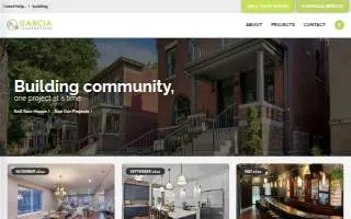 Garcia Construction of St. Louis website
