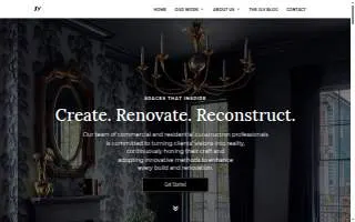 JLV Construction website