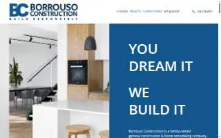 Borrouso Construction of New Orleans website