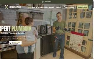 H-Town Plumbers website
