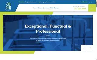 C&R Plumbing Services, LLC. website