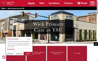 Mercy Health YSU website