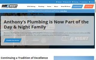 Anthony's Plumbing of Phoenix website