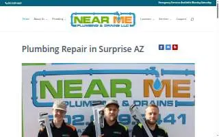Near Me Plumbing & Drains, LLC website