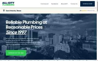 All-City Plumbing website