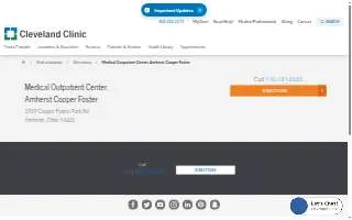 Medical Outpatient Center, Amherst Cooper Foster website