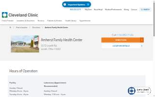 Cleveland Clinic - Amherst Family Health Center