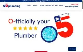 o5 Plumbing, LLC website
