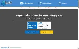 Elite Rooter Plumbers of San Diego website