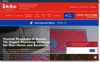 Mr. Rooter Plumbing of Austin website