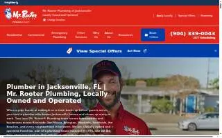 Mr. Rooter Plumbing of Jacksonville website