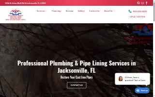 Superior Plumbing & Pipe Lining website