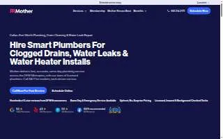 Mother Modern Plumbing, Sewer and Drain website