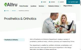 Altru's Prosthetic & Orthotic Department