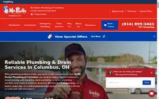 Mr. Rooter Plumbing of Columbus website