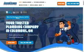 DrainMaster Drain Cleaning & Sewer Line Repair website