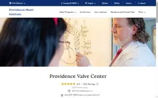 Providence Valve Center at St. Vincent Medical Center - Portland website