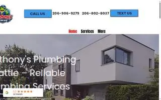 Anthony's Plumbing Company website